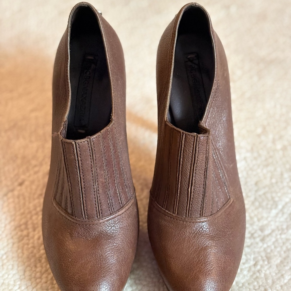 BCBGMaxAzria Brown Booties with Stiletto Design - Picture 5 of 12